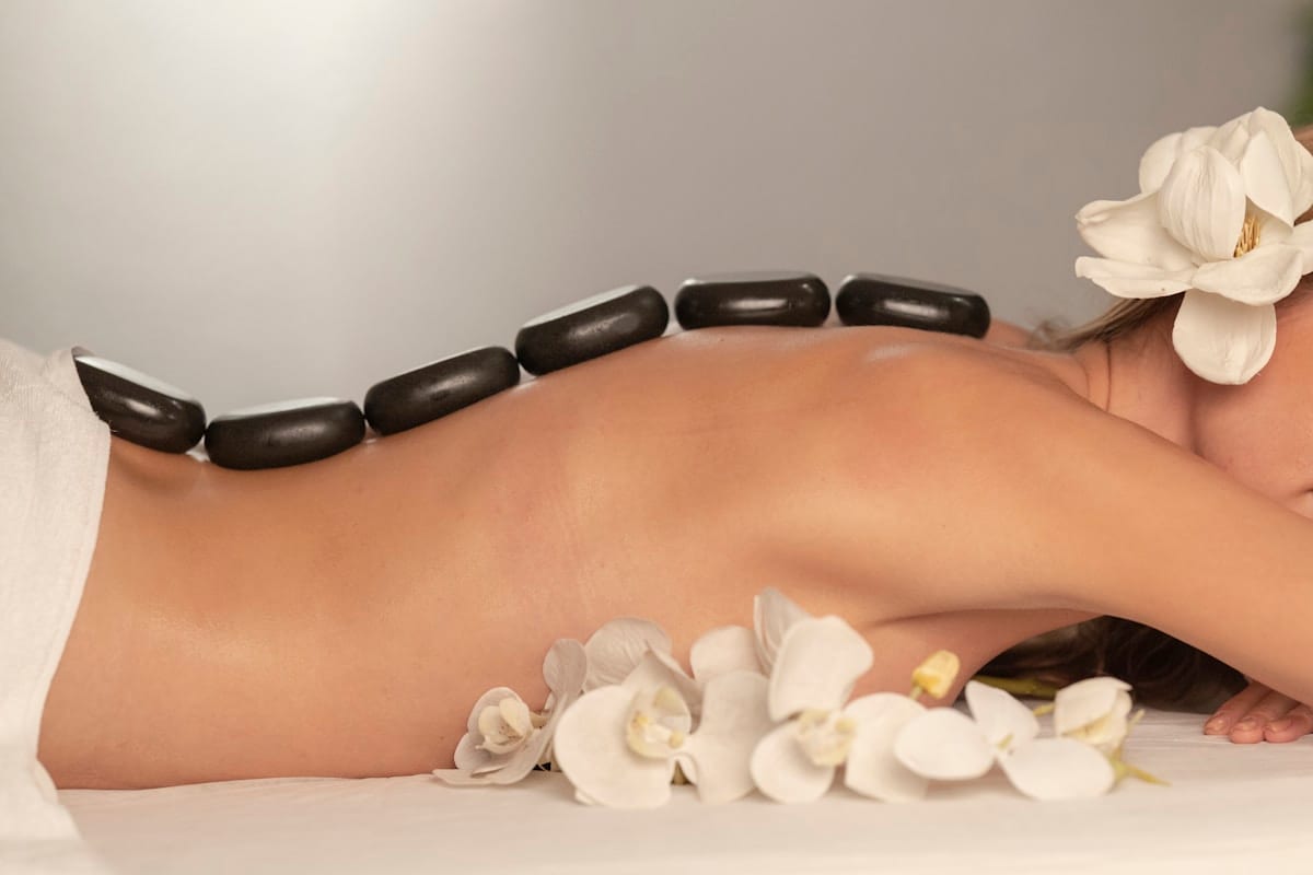 Modern spa entry